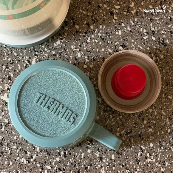 🚫SOLD•E✝️SY🚫 Vintage 80s Thermos With Floral Bag - Picture 5 of 12